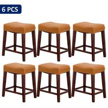 2/4/6pcs Solid Color Milk Silk Bar Stool Covers, Modern Minimalist Plain Color Bar Stool Slipcovers, Suitable For Kitchen, Dining Room, Small Bar Stools Protection And Decoration - Multicolor - View 13