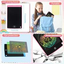 RSP 1pc 6.5"/12" LCD Writing Tablet, Colorful Doodle Board, Inspirational Interactive Message Board, Drawing & Writing Supplies