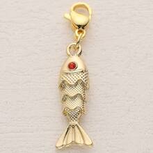 1PC Fashionable And Exquisite Lobster Buckle Pendant With An Ocean Theme, Featuring Elements Of Conch, Shell, Starfish,Suitable For Jewelry Making Key Chain, Bracelets, Phone Chains, Bag Chains, Suitable For Daily Wear, And A Thoughtful Gift For Friends And Lovers