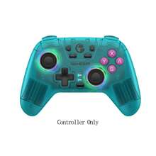 GAMESIR T4 Nova Hall Effect Game Controller Zero Drift Tri-Mode Connection PS5-Level HD Vibration 16 Million Colors Colorful Light Ring Professional Gaming High Damage Resistance Joystick - Cyber Blue - View 2