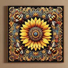 5D钻石画套装，卡通图案适合成人或初学者，DIY全钻刺绣画，水钻贴纸，DIY钻石艺术，十字绣，家居装饰