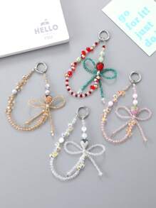 Creative High-End Strawberry Bow Ins Bag Decoration Accessories