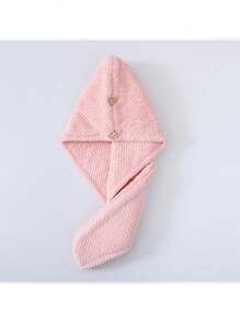 1/3pcs Ultra-Soft Microfiber Hair Turban Towel Wrap For Women - Quick Drying, Coral Velvet, 300GSM Super Absorbent, Comfortable Hair Drying Towel, Ideal Bathroom Accessory, Essential Hair Care Gift, Knitted Polyester, Low Shedding, Fragrance-Free, Suitable For Straight And Curly Hair Back To School Hair Bonnet