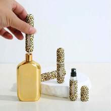 1/3个装 5毫升可填充便携式香水喷雾瓶 - 豹纹花卉图案迷你旅行喷雾器，时尚化妆按压式喷雾器 - 高端便携式香水瓶 - 非常适合外出携带 - 彩色 - 查看 5