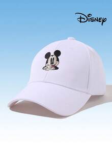 Disney 1pc Official Authorized Genuine Mickey Mouse Embroidered Baseball Cap, Adjustable Unisex Outdoor Sun Protection Casual Hat, Suitable For Spring, Autumn, Travel, Beach, Cute Y2K Style Cap For Youth - Multicolor - View 1