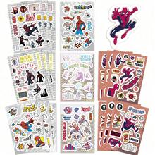 8PCS Marvel chính thức được cấp phép dán phim hoạt hình Spider-Man Bộ sưu tập nhân vật Máy tính xách tay Máy tính Điện thoại Bình nước Trang trí Tiệc và Quà tặng sinh nhật - Nhiều màu - Xem 3