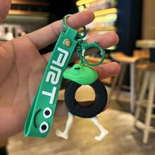 1pc New Italian Brainrot Animals Tralalero Tralala Keychains For Accessories Funny Sigma Skibidi Rizz Cat Silly Meme Keyrings Fans Friends Gifts