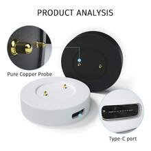 Base de carga para reloj inteligente  Watch GT2/GT2e, adaptador original, soporte de carga rápida - Negro - Ver 8