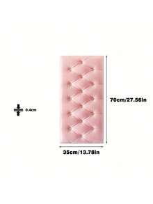6 Miếng/10 Miếng (Độ dày 4mm) 35cm*70cm Giấy dán tường xốp nổi 3D giả da mềm mại và có kết cấu tự dán tường xốp có thể tái sử dụng và cắt được Trang trí phòng ngủ Nền cách âm Vải phủ tường dày Túi mềm đầu giường Chống thấm nước, chống ẩm, chống bụi và chống va chạm Giấy dán tường Trang trí tường - Nhiều màu - Xem 7