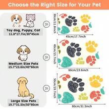 1 pezzo Tappetino per l'alimentazione degli animali domestici, tappetino assorbente per cibo di cani e gatti, tappetino impermeabile e a prova di perdite per animali domestici, senza macchie e facile da pulire, accessori per animali domestici, tappetino per pasti per animali adatto per bevitori sporchi e maleducati
