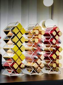 16Hole Clear Lipstick Storage Holder, Acrylic Lipgloss Lipstick Organizer, Lip Gloss Organizer Rack, Suitable For Lipstick/Makeup Organization And Vanity Display, Mother's Day Summer Travel, Vacation Home Bathroom Decor Holiday Makeup Organizer Bathroom Accessories Back To School