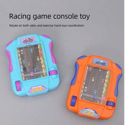 赛车游戏无需电池手动儿童竞技游戏锻炼手眼协调减压趣味玩具互动亲子玩具儿童礼物迷你版,玩具,儿童玩具,游戏