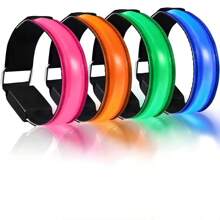 Fluorescent Bracelet 3-Speed Temperature Mode Adjustable Suitable For Night Cycling Walking Running Fitness Sports Accessories
