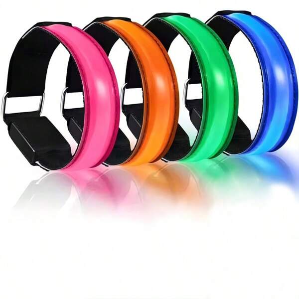 Fluorescent Bracelet 3-Speed Temperature Mode Adjustable Suitable For Night Safety Cycling Walking Running Fitness Sports Accessories