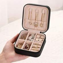 1/2pcs Jewelry Storage Bag, Can Store Necklaces, Rings, Jewelry, Lipstick Cosmetics, Available For Outdoor Travel, Valentine's Day Mother's Day Birthday Gift