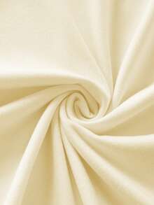 Áo thun nữ tay ngắn cổ tròn kiểu dáng thường ngày, thích hợp cho kỳ nghỉ hè. - Màu be - Xem 5