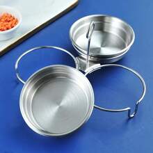Stainless Steel Heart Shaped Egg Cooker, Steamer Mold, Egg Poacher Device, Suitable For Egg Burgers, Egg Tarts, Egg Custard
