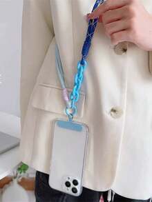 Süßer Acryl Handyriem, Durchmesser Outdoor Universal Hülle Umhängetasche Schulter Karten Halskette Clip Hänge Anti-Verlust Handgelenkriemen - Schlüsselband - Übersicht 11
