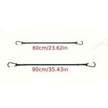 1 件 [60/90 厘米弹力绳带钩] 弹力绳 8 毫米弹力绳带钩轻型自行车绑带汽车行李打包车顶架绑带