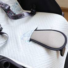 1 peça de almofada para carrinho de bebê, estampa floral, macia e confortável, malha respirável 3D, almofada refrescante para carrinho de bebê, adequada para uso no verão