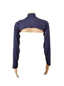 1 Stück Damen einfarbiges Modal Elasthan UV-Schutz Rollkragen Top mit Kontrastärmeln, Mockjacke mit Ärmeln, in verschiedenen Farben erhältlich, Nahost-Stil