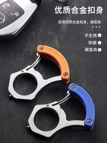 Martillo de emergencia multifuncional para automóvil, rompedor de ventanas de vehículo, rompedor de vidrio con llavero, defensa personal legal, accesorio automotriz portátil