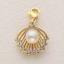1PC Fashionable And Exquisite Lobster Buckle Pendant With An Ocean Theme, Featuring Elements Of Conch, Shell, Starfish,Suitable For Jewelry Making Key Chain, Bracelets, Phone Chains, Bag Chains, Suitable For Daily Wear, And A Thoughtful Gift For Friends And Lovers