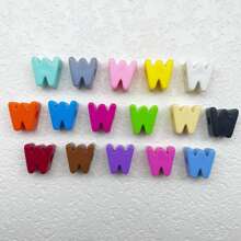 5 قطع خرز أبجدي إنجليزي كبير الثقب من مادة الأكريليك، إكسسوارات مجوهرات DIY، مواد حرفية لتعليقات الهاتف والمفاتيح، هدايا إبداعية