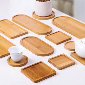 1 قطعة قاعدة فارغة DIY ، وردية شراب ، وردية لأصيص النباتات ، مناسبة للنباتات المزروعة في أصص ، صينية المشروبات ، طاولة القهوة ، وردية خشبية فارغة بأشكال متنوعة ، هدية ديكورية منزلية مصنوعة يدويًا