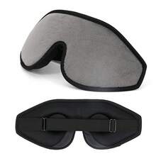 Innovative Sleep Mask For Men And Women – 100% Light Blocking Eye Mask For Sleeping – Napping – Meditating – Traveling - 黑色 - 查看 3