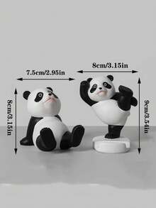 1pc Cute Panda Shaped Tablet & Mobile Phone Holder, Antiskid & Washable Compatible With IPhone, Android Phone, Gift For Birthday, Family, Friends Phone Stand, Phone Accessories - View 11