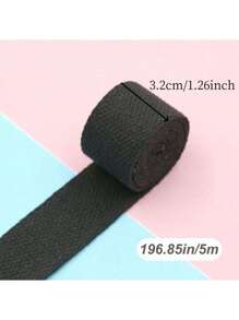 1 pieza 5M*32MM/5M*25MM Cinta de poliéster de colores, cinta portátil, cinta para mochilas, accesorios para confección de bolsas, tela DIY de decoración navideña, cinta de poliéster DIY, cinta de correa de mochila