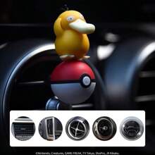 pokemon 1 Stück Pokémon Ball, Pikachu & Koda Ente Auto Aromatherapie Belüftung Aromatherapie Auto Zubehör, lassen Sie Ihr Auto die Luft frisch und duftend halten. Kann selbst verwendet oder an Freunde verschenkt werden.