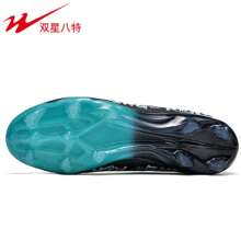 STARNOVO 2 pares de Zapatos de fútbol/soccer profesionales FG para hombres y mujeres, con tacos de TPU, tracción fuerte, cuello elástico para un ajuste cómodo y transpirable, colores elegantes, adecuados para entrenamiento y partidos de fútbol para estudiantes de escuela secundaria y primaria