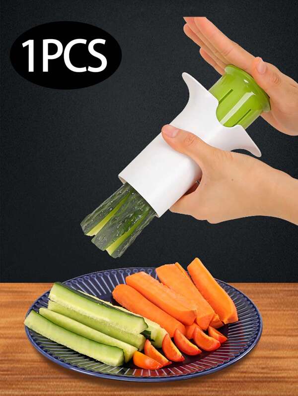 1pc Multifunction Fruit And Vegetable Slicer Cucumber Strawberry Grape Slicer Carrot Potato Cutter Creative Kitchen Tools Salad Making Pizza Fruit Dispenser