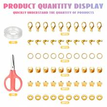 Set de 2.542 piezas de cuentas de arcilla polimérica para hacer pulseras, que incluye cuentas espaciadoras planas y redondas, cuentas de hematita, ideal para fiestas de cumpleaños, regalos de Año Nuevo