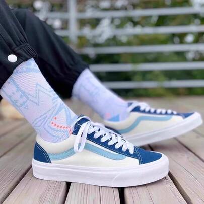 Vans男鞋女鞋2026全新Style 36復古撞色拼接低筒運動休閒鞋板鞋情侶鞋VN0A3DZ3VY1