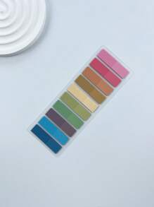 1000pcs Sticky Back Paper Tags, 5 Styles, PET Material, Index Markers, Pastel Colors, For Office, School, Bookmark (Multi-Color) School Supplies,Back To School