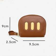 1pc Genuine Soft Leather Exquisite Internet Celebrity Card Holder Cute Wallet With Multiple Card Slots Large Capacity ID Card Holder Portable Suitable For Travel Shopping For Women Wallet Mini Wallet Purse Wallet Card Wallet