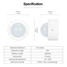 Tuya Zigbee PIR Motion Sensor Detector Infrared Smart Sensor Wireless Home Alarm System Works With Alexa Smart Life App