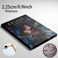 Framed Arcane  Animation AK Poster Print For Teen Boys Room Wall Art Canvas Painting Print - Framed - View 2