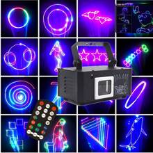 Oświetlenie imprezowe, oświetlenie dyskotekowe dla DJ-ów, laserowe światła sceniczne RGB, animowane wzory kreskówkowe, sterowanie DMX, sterowanie zdalne, aktywowane muzyką i dźwiękiem, odpowiednie do barów, klubów KTV, imprez, karnawałów, śpiewu i tańca w pomieszczeniach, scen weselnych, dekoracji pomieszczeń, prezentów urodzinowych, obchodów festiwali.