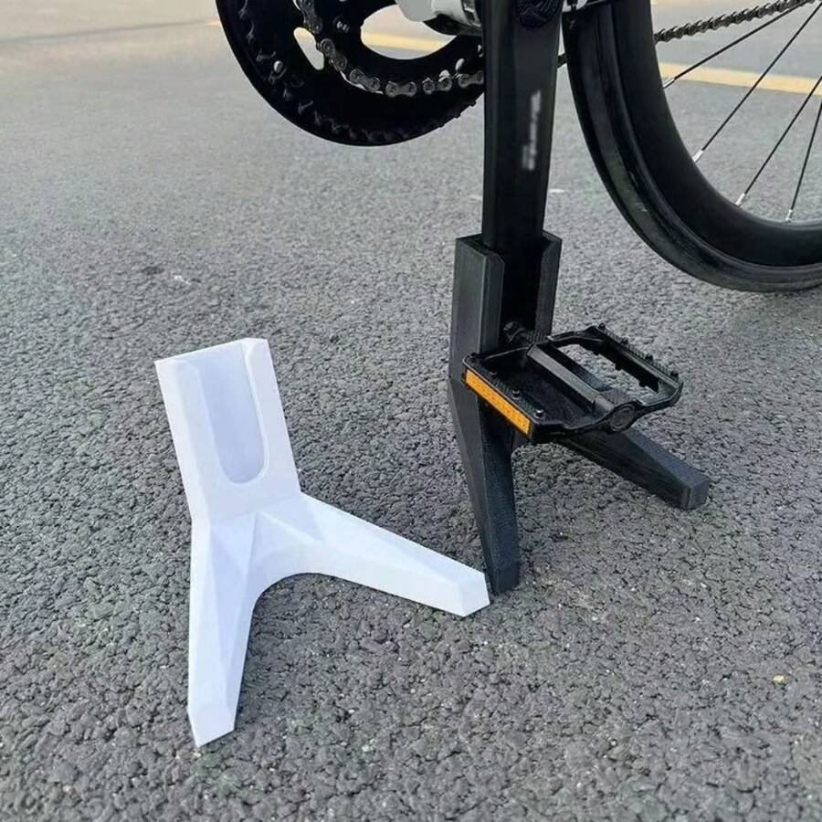 Pedal Convenient Frame Highway Bike Stand Bicycle Rear Parking Rack ...