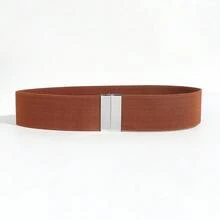 1 件女士弹性腰带，弹性宽腰带，适合连衣裙、衬衫、外套，带扣 - 黑色束腰带 GM001 万圣节夏季、秋季、万圣节