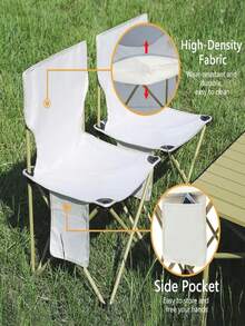 Outdoor Camping Chair, Collapsible Chair With Side Pocket And Carry Bag, Folding Chair For Camping, Beach, Picnic, Sunbathing Chairs With Storage Bag,Random Style - Multicolor - View 10