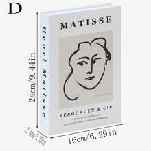 1 件/3 件可折叠仿真书，豪华装饰仿真书套装，适用于咖啡桌、别墅、酒店、家居装饰