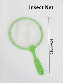 5件套儿童昆虫捕捉套装 - 包含昆虫捕捉器、蝴蝶网、镊子，户外探索套装，适合3-8岁儿童，形状和颜色随机，安全捕捉昆虫，保护儿童双手。