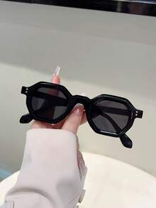 1 件女士新款复古眼镜，多色眼镜，全框时尚眼镜，女士休闲装饰眼镜 - 彩色 - 查看 18