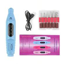 Polishing Pen, Nail Removal Portable Electric Pen, Dead Skin Removal Nail Polish Machine Tool Set, Nail Electric Polishing Machine