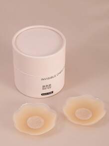 1/3 Pares de Tampas de Mamilo Reutilizáveis de Silicone Sem Costura - Invisíveis, Autoadesivos, Patches Femininos Anti-Protrusão Para Seios - Acessórios de Sutiã Confortáveis, Respiráveis e Fáceis de Limpar